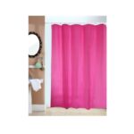 ΚΟΥΡΤΙΝΑ ΜΠΑΝΙΟΥ PEVA ΜΟΝΟΧΡΩΜΗ-ΦΟΥΞΙΑ